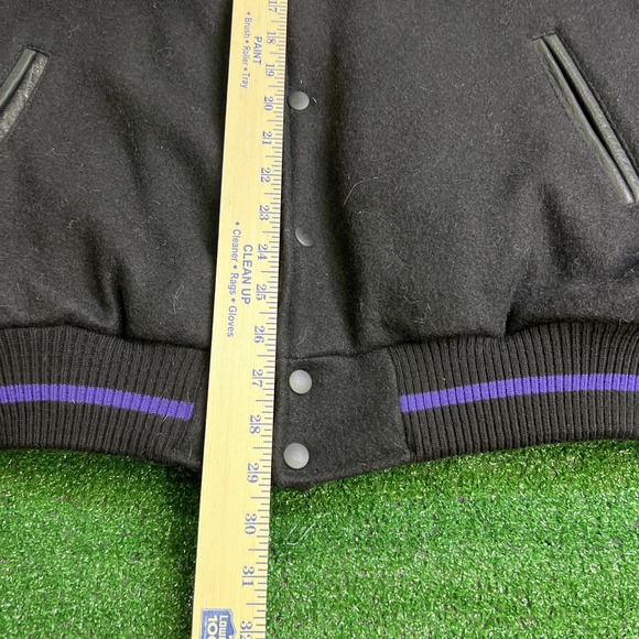 Vintage The Oprah Winfrey Show Varsity Letterman Jacket Black Mens Size XL Rare - Picture 13 of 13